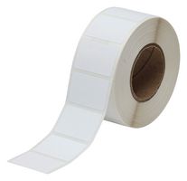 BRADY J20-235-2550 Label, Inkjet Printable, 1 mm, 1.59 mm, Paper, White