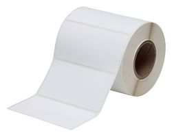 BRADY J20-55-2550 Label, Inkjet Printable, 2 mm, 4 mm, Paper, White