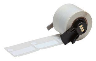 BRADY M61-120-499 Label, Thermal Transfer Printable, 25.4 mm, 12.7 mm, Nylon Cloth, White