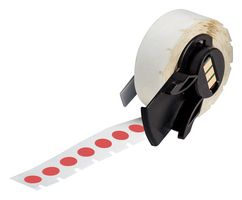 BRADY M6-82-499-RD Label, Thermal Transfer Printable, 9.53 mm, Nylon Cloth, Red
