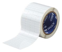 BRADY THT-1-777-10 Label, Thermal Transfer Printable, 0.25 mm, 0.75 mm, Polyimide, White