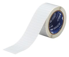 BRADY THT-15-777-2.5 Label, Thermal Transfer Printable, 0.25 mm, 2 mm, Polyimide, White