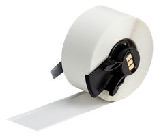 BRADY M6C-1000-595-CL Label Printer Tape, Adhesive, Clear, 50' x 1", Vinyl