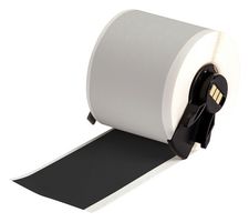 BRADY M6C-2000-595-BK Label Printer Tape, Adhesive, Black, 50' x 2", Vinyl