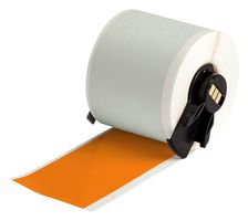 BRADY M6C-2000-595-OR Label Printer Tape, Adhesive, Orange, 50' x 2", Vinyl