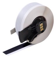 BRADY M6C-500-595-BK Label Printer Tape, Adhesive, Black, 50' x 0.5", Vinyl