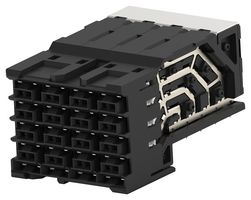 TE CONNECTIVITY 2356426-1 Connector, STRADA Whisper Series, 32 Contacts, 3.9 mm, Receptacle, Press Fit, 4 Rows