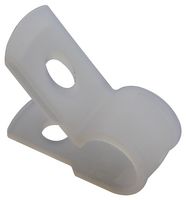 MULTICOMP PRO MP001662 Fastener, Screw Mount Cable Clamp, 6.5 mm, Nylon 6.6 (Polyamide 6.6), Natural, 24.94 mm, 10.05 mm