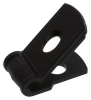 MULTICOMP PRO MP001668 Fastener, Screw Mount Cable Clamp, 2.08 mm, Nylon 6.6 (Polyamide 6.6), Black, 20.32 mm, 9.57 mm
