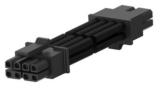 TE CONNECTIVITY 2354120-1 Cable Assembly, Wire to Board Receptacle to Wire to Board Receptacle, 8 Positions, 3 mm, 2 Row