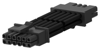 TE CONNECTIVITY 2354149-1 Cable Assembly, Wire to Board Receptacle to Wire to Board Receptacle, 12 Positions, 3 mm, 2 Row