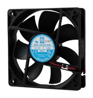 ORION FANS OD1225-24HB02A DC Axial Fan, 24 V, Square, 120 mm, 25 mm, Ball Bearing, 120 CFM