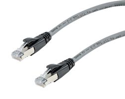 L-COM TRD626ASP-GRY-2F Cable Ethernet, 10 Gigabit, 26AWG, Cat6a, RJ45 Macho a RJ45 Macho
