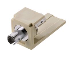PANDUIT CMSTZBL Fiber Optic Adapter, ST Simplex, ST Simplex, Straight Adapter
