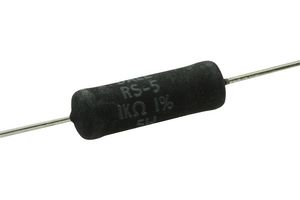 VISHAY RS0051K000FE12 Resistencia Through-Hole (THD), 1 kohm, Serie RS, 5 W, ± 1%, Axial Leaded