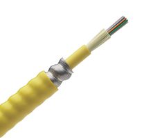 PANDUIT FSPP912Y Fiber Optic Cable, OS2 Singlemode, 9µm / 125µm, 12 Fibres, 13.3 mm, 1 ft, 304.8 mm