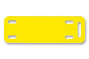 PANDUIT M300X050Y6T Wire Marker, Tie On Printable Plate, Yellow