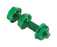 PANDUIT TRBSK Bonding Stud Kit, Green, Zinc Plated, StructuredGround Series