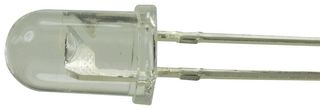 VCC / VISUAL COMMUNICATIONS COMPANY VAOL-5GCE4 LED, Yellow, Through Hole, T-1 3/4 (5mm), 20 mA, 2 V, 590 nm