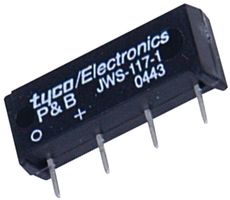 TE CONNECTIVITY - POTTER&BRUMFIELD JWS-117-1 Reed Relay, SPST-NO, 5 VDC, JWS Series, Through Hole, 500 ohm, 500 mA