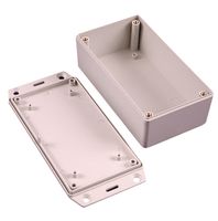 HAMMOND 1591XXCFLBK Plastic Enclosure, Flame Retardant, UL94V-0, Multipurpose, ABS, 119.4 mm, 66 mm, 40 mm, IP54