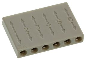 KYOCERA AVX 009286006203906 Rectangular Connector, 9286-200 Series, 6 Contacts, 4 mm, Crimp, 1 Row