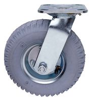 QUANTUM STORAGE PT-NS Swivel Pneumatic Caster, 8" X 2-1/2", For Wire Shelving Units