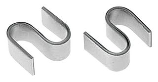 QUANTUM STORAGE S-HOOK S-Hook, Chrome, For Wire Shelving Units