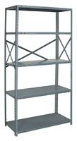 QUANTUM STORAGE 75-1842-5 Shelving Unit, 5 Shelves, 75 " x 75 ", 400 lb Load