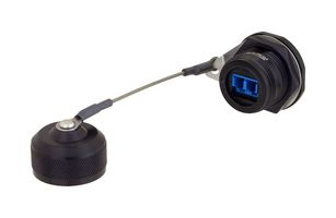 L-COM RLRK121LC02B Fiber Optic Connector, Blue, LC Duplex, Multimode, Thermoplastic Body