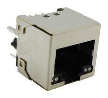 STEWART CONNECTOR SS-60300-104 Modular Connector, RJ45 Jack, 1 x 1 (Port), 8P8C, Through Hole Mount