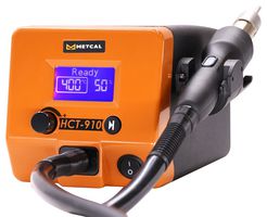 METCAL HCT-910-11 Rework Station, 900 W,115 VAC, 600 Deg C, HCT-910 Base Unit, Bayonet Nozzle, Hand-Piece Cradle