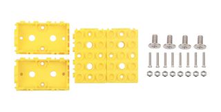 SEEED STUDIO 110070025 Yellow Wrapper, 1x2, 4 Pcs Pack, ABS, Grove Modules