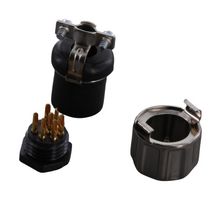 COOPER INTERCONNECT 126-196 Conector Circular, Llave BGH, Miniature Circular Connector, Serie 126, Hembra de Montaje Panel