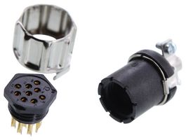 COOPER INTERCONNECT 126-222 Conector Circular, Llave BGH, Miniature Circular Connector, Serie 126, Hembra de Montaje Panel