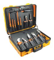 KLEIN TOOLS 33535 TOOL CASE, PLASTIC, 15.375X18.875X8.25"