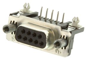AMP - TE CONNECTIVITY 5747844-5 D Sub Connector, DB9, Standard, Receptacle, AMPLIMITE HD-20 Series, 9 Contacts, DE, Solder