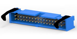 AMP - TE CONNECTIVITY 3-1761606-1 Pin Header, Wire-to-Board, 2.54 mm, 2 Rows, 34 Contacts, Through Hole, AMP-LATCH Series
