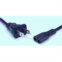 MCM 23-191 Cable de Alimentación, NEMA 1-15P a IEC 320 C7, 3 m, Negro