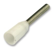 TE CONNECTIVITY - AMP 966067-1 Wire Ferrule, Single Wire, 20 AWG, 0.5 mm², 6 mm, White