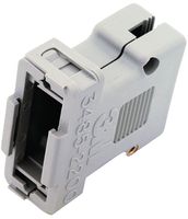 3M 3485-2200F D Sub Backshell, 3400 Series, DA, 180°, PET (Polyester), Glass Filled Body