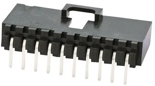 MOLEX 70553-0038 Cabezal de Pin, Cable-a-Tarjeta, 2.54 mm, 1 Líneas, 4 Contactos, THT (Through Hole) Ángulo Recto