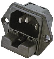 SCHURTER 6220.2300 CONN, FUSED POWER ENTRY MODULE, PLUG 10A