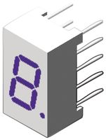 LUMEX LDS-A356RI 7 Segment LED Display, InfoVue, Red, 10 mA, 1.7 V, 6 mcd, 1, 7.62 mm