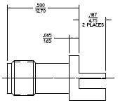 MOLEX 73251-0620 RF / Coaxial Connector, SMA Coaxial, Straight Jack, Solder, 50 ohm, Beryllium Copper