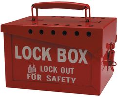 BRADY 51171 Metal Enclosure, Extra Large Lock Box, Instrument, Steel, 152.4 mm, 187 mm, 241 mm