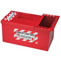 BRADY 105716 Metal Enclosure, Combined / Group Lock Box, Instrument, Steel, 317.5 mm, 191 mm, 152 mm