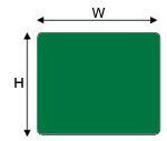 BRADY THTEP-178-593-.5GN Label, Identification, Polyester, Green