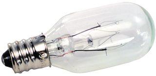 MULTICOMP 15T7C-130V Incandescent Lamp, 130 V, Candelabra Screw, T-7, 1500 h