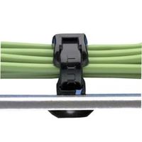 PANDUIT PBMS-H25-M Cable Tie Mount, Thru Panel, Push Barb, 6.4 mm, Natural, Nylon 6.6 (Polyamide 6.6), 10.7 mm, 4.1 mm